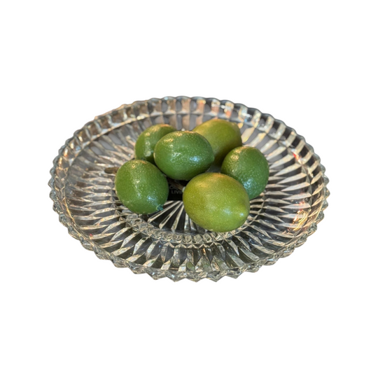 Vintage Cut Glass Low Bowls