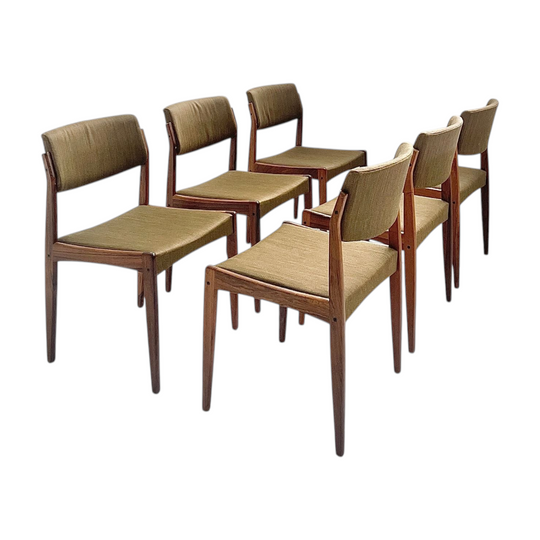 Set of Six H.W.Klein Rosewood Dining Chairs
