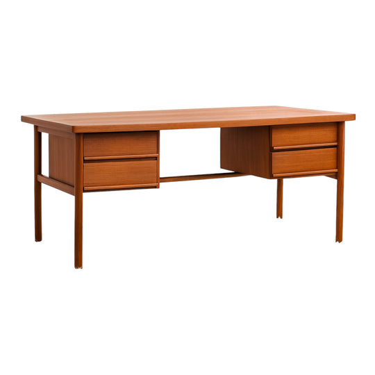 Large Parker Australia Teak Executive Desk — 1960s