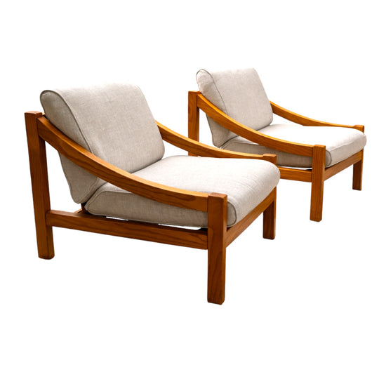 Pair of Interform Lounge Chairs