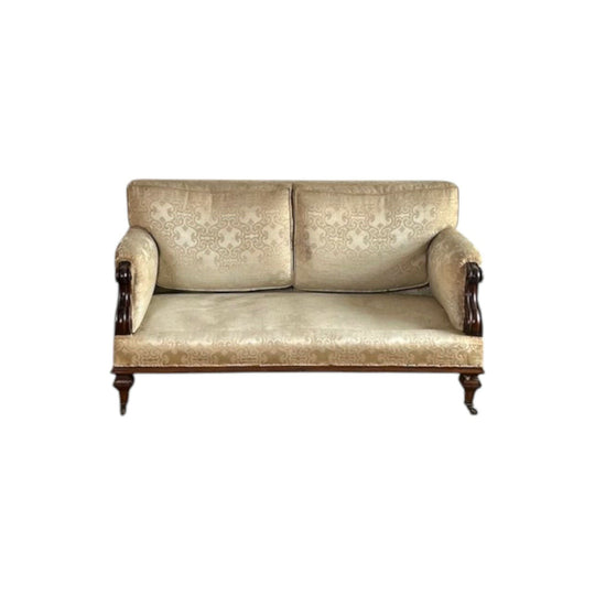 Antique English William IV Rosewood  Settee / loung