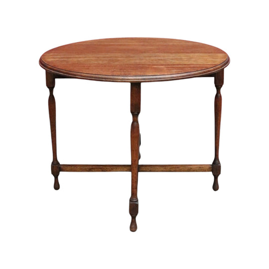 Antique Australian Maple Lamp or Side Table with Gate Leg Base and X Stretcher. B12677