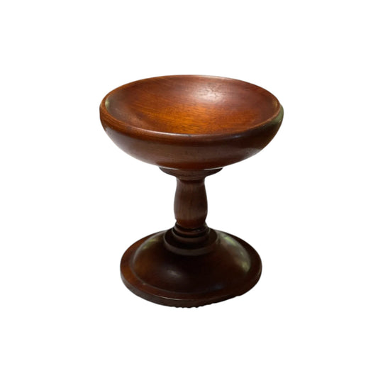 timber pedestal bowl