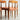 A set of four fully restored THB 'Milan' dining chairs from Rediscover, featuring curved backs and orange upholstered seats, are displayed in a row on a light floor against a plain light gray wall.