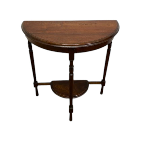 Antique Australian Cedar Half-Moon Hall Table
