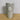 Grey Ceramic Vase with Rabbit Motif