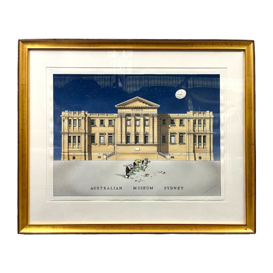 Australian Museum Sydney by Simon Fieldhouse - Framed Art Print