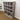 Grey Washed Pigeon Hole Storage Unit with Brass Label Holders