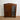 Antique Oak Leadlight Writing Bureau