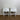 Pair of French Provincial Style White Bedsides