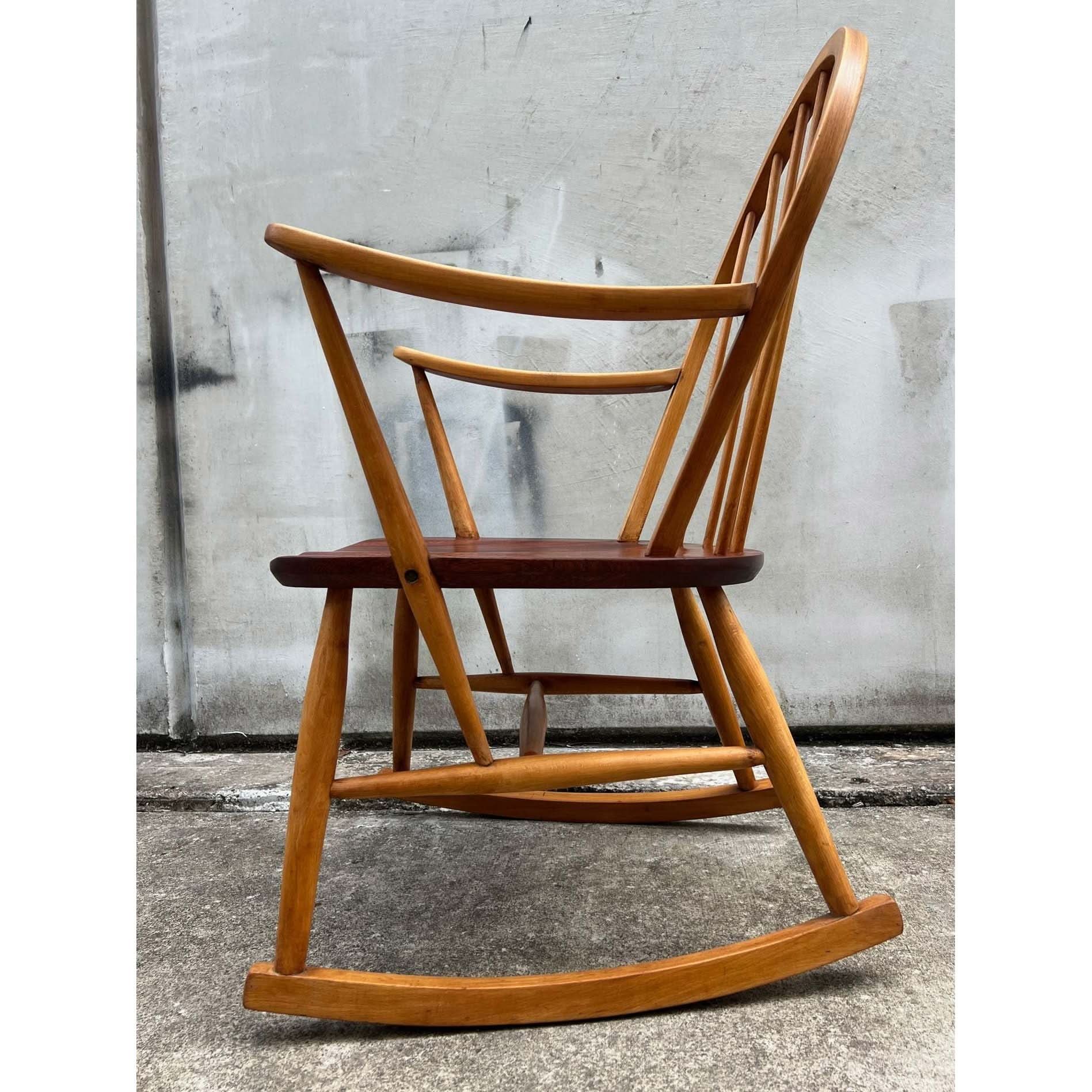 Mid Mod Rocking Chair Shop Restored Mid-Century Rocking Chair | Bazaa