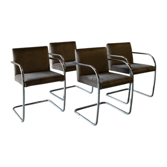 BRNO-STYLE CANTILEVER CHAIRS (SET OF FOUR)