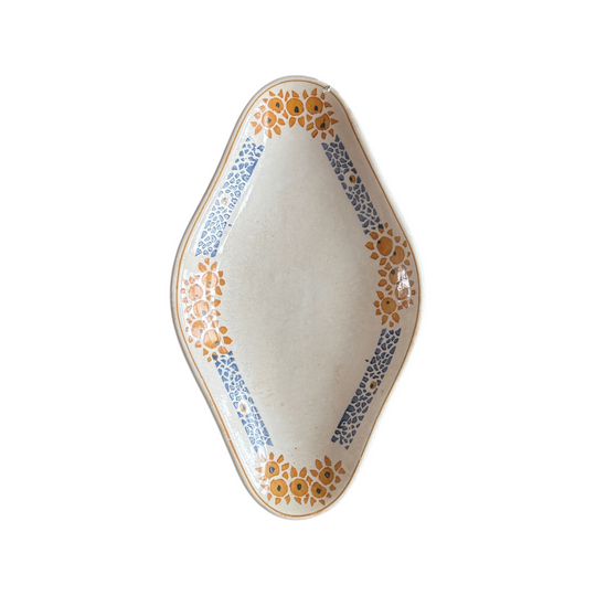 Elegant Antique French oval dish in Holiday Gift Box – Perfect Christmas Present