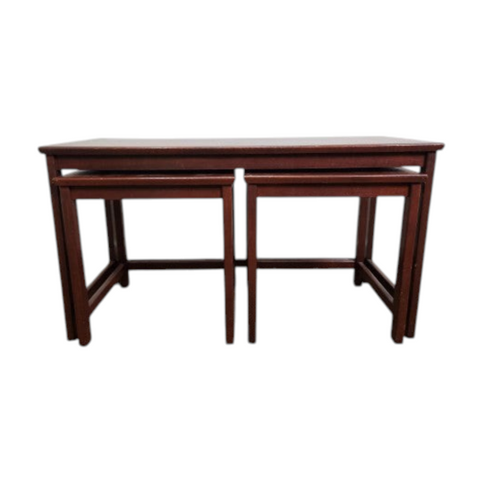 Parker Mid Century Teak Coffee Table Trio