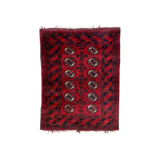 Vintage Handwoven Bokhara Rug (122x92cm)