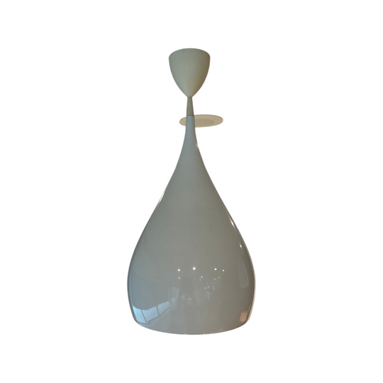 White Metal Ceiling Light