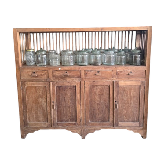 Indonesian Vintage Kitchen Hutch