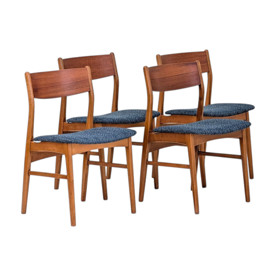 Set of Four Mid Century Modern Danish Dining Chairs | Circa 1960s