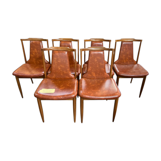Set of 6 Mid-Century Dining Chairs by Kinross Fine Furniture