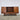 Vintage Scandinavian teak sideboard with sculptural base