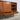 1960s Danish modern sideboard with sliding doors and drawers, showing right side with open door