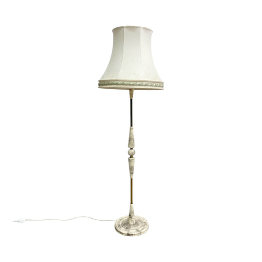 Mid Century 1960's Faux Marble Floor Lamp