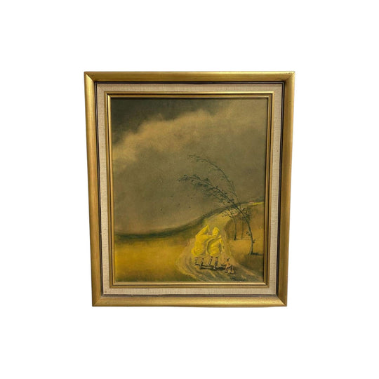 Mid Century Watercolour painting 'The Threatening Storm' By Jon Vanson