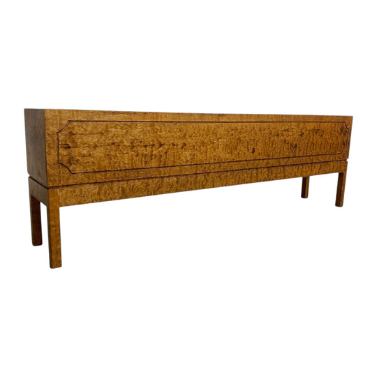 Mid Century Quarter Sawn Maple Planter Box Longer