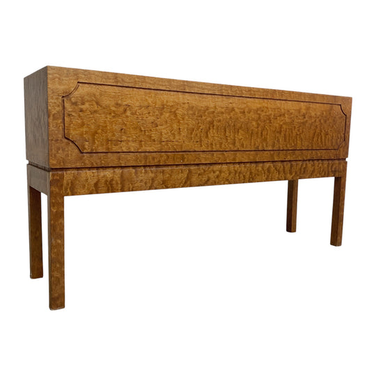 Mid Century Quarter Sawn Maple Planter Box