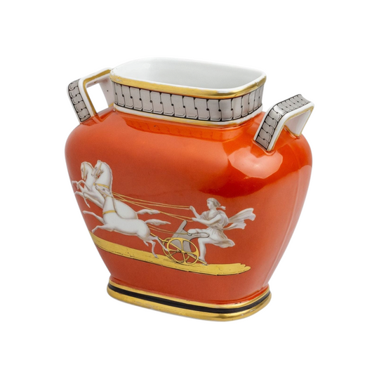 Porcelain Greek Revival Vase Attributed to Samuel Alcock & Co