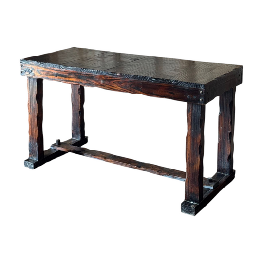 Vintage Medieval Style Timber Bench Seat