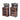 Near pair 19th century English burr walnut and ebonised music cabinets c.1870