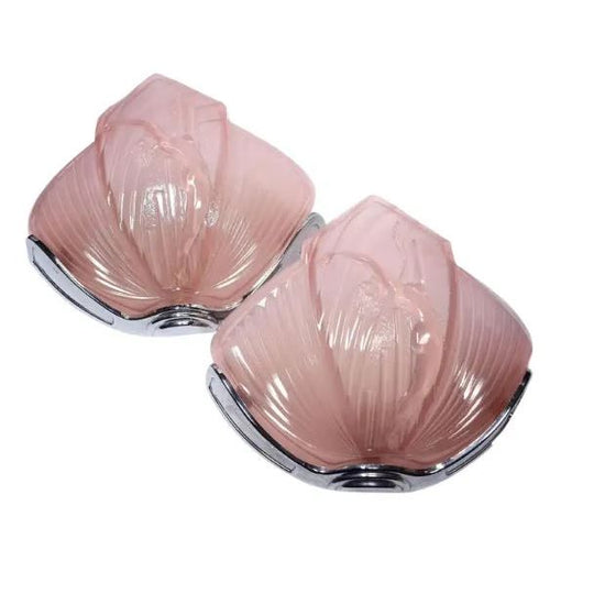 Art Deco matching pair of Rare NESDAM wall sconces circa 1920s -1930s