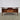 Detail of sculpted teak drawer handles on Omann Jun Model 75 desk, Danish mid‑century craftsmanship