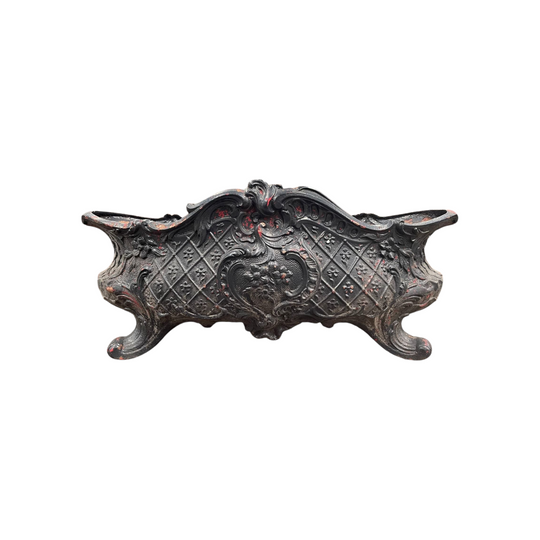 Highly Decorative 19th Century French Cast Iron Planter Box