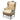 Pair French gilt ladies and gents armchairs c.1890