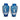 Pair Mary Gregory cornflower blue vases c.1880