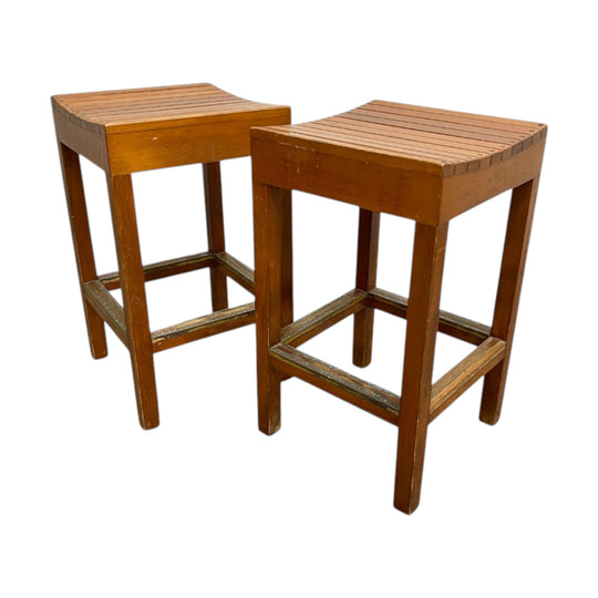 Pair of Mid Century Bar Stools