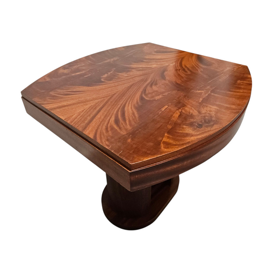 Art Deco Flame Mahogany Centre Table