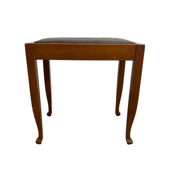 Vintage Wooden Piano Stool