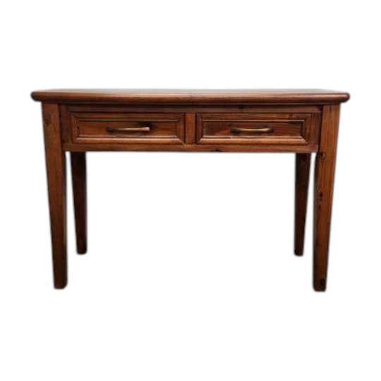 2 Drawer Pine Timber Hall Table