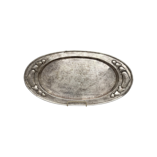 Large Antique English "Beldray" Arts & Crafts/Nouveau Silver Plated Tray