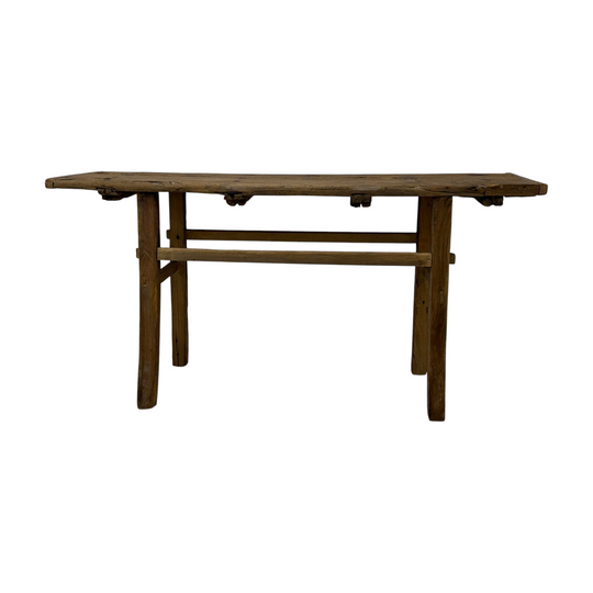 Antique Long Elm Console | 155x40x80cm