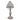 Quality Mid century crystal and brass table lamp