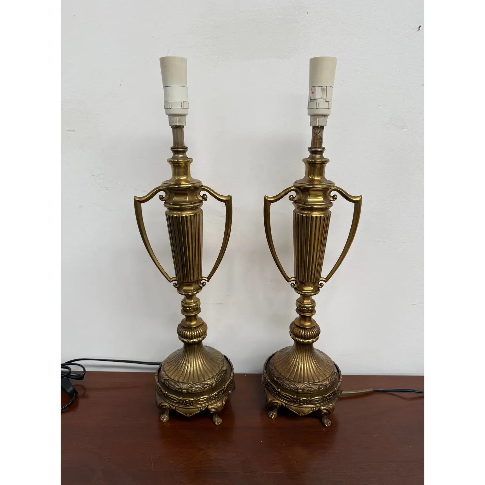 Quality Pair of Vintage Regency Style Table Lamps | Antique & Vintage | Moonee Ponds Antiques | Australia Wide Delivery
