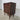 Vintage Scandinavian rosewood dresser showing sculpted handles and rich wood grain