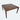 A square Danish mid-century rosewood coffee table with amazing wood grain structure