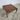 A square Danish mid-century rosewood coffee table with amazing wood grain structure