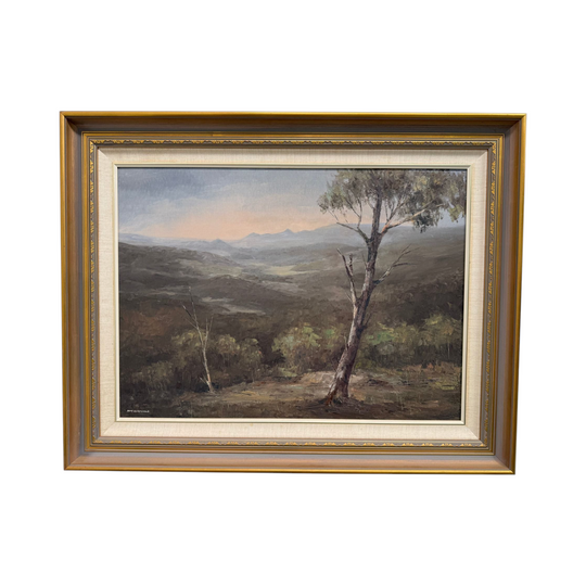 Signed Landscape Painting by Listed Dutch Artist