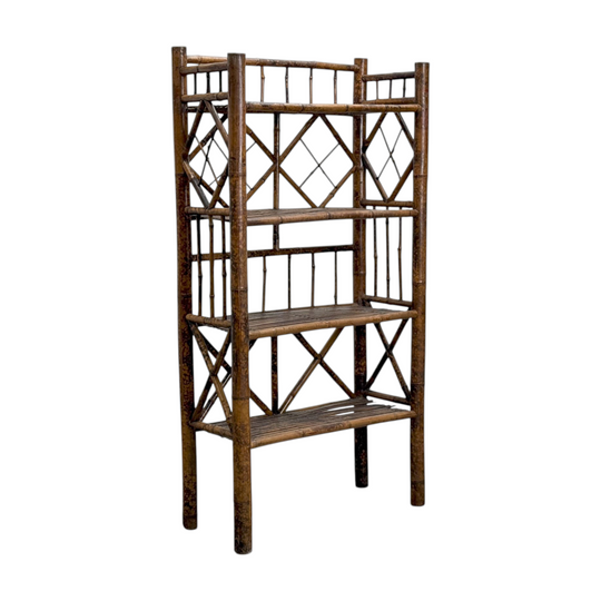 Vintage Bamboo Shelves